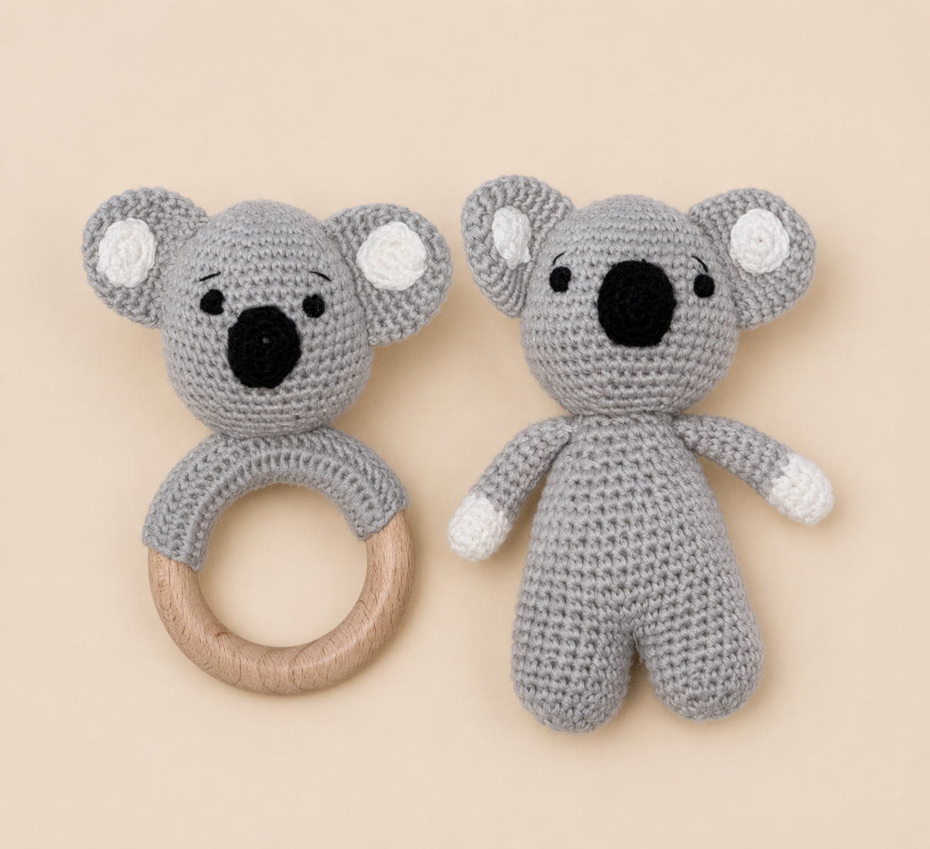 Knuffel rammelaar set kuala