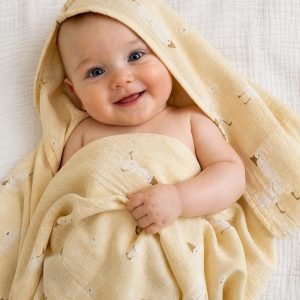 The Baby Supply Hydrofiele Doek – 120x110 cm | 70% Bamboe – 30% Katoen