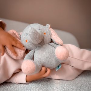 zachte knuffel baby