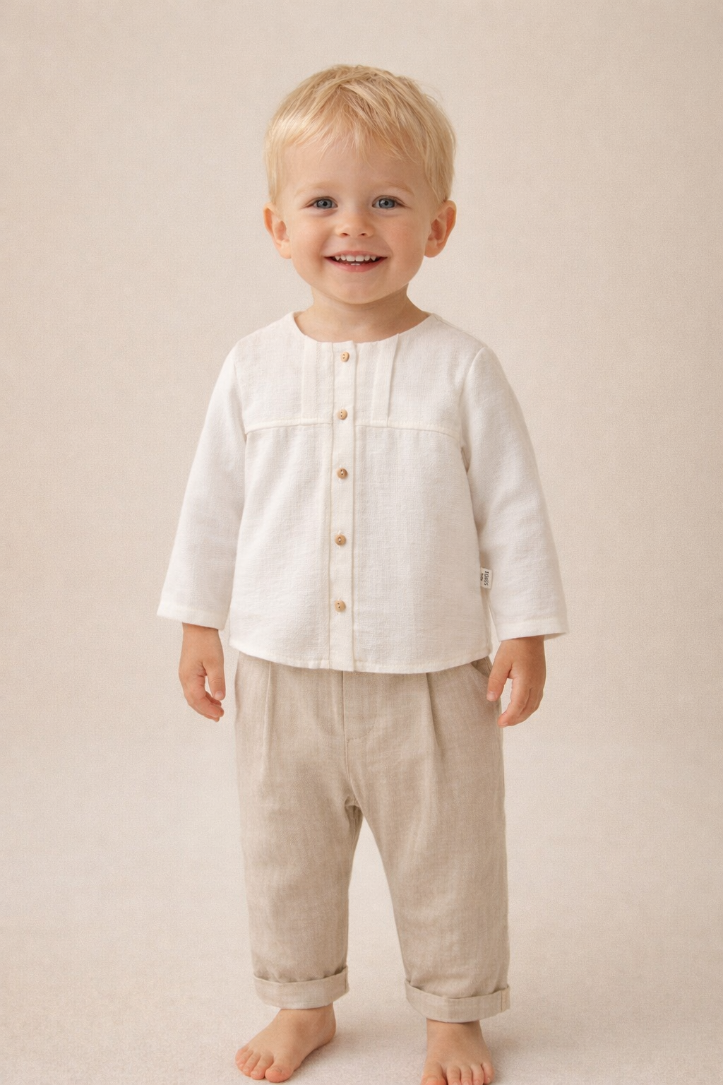 Gentle Linnen Look Set | Linnen Baby Set Naturel | The Baby Supply - Image 2