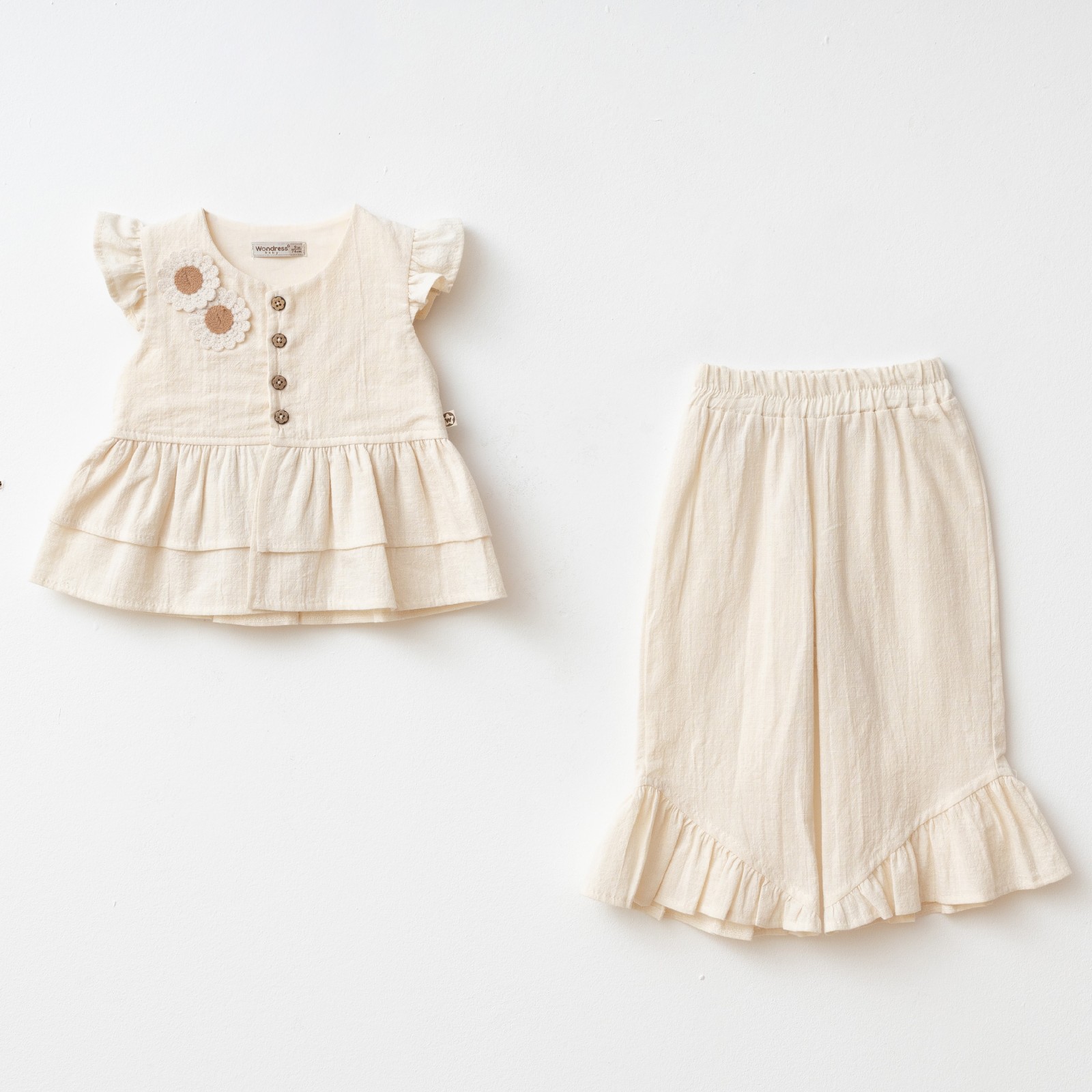 Daisy Linen – meisjes set - Image 2